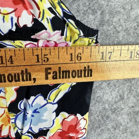 VTG Express Maxi Dress 3/4 Campagnie Internationale 90s Floral Boho Cottage* - Picture 12 of 16